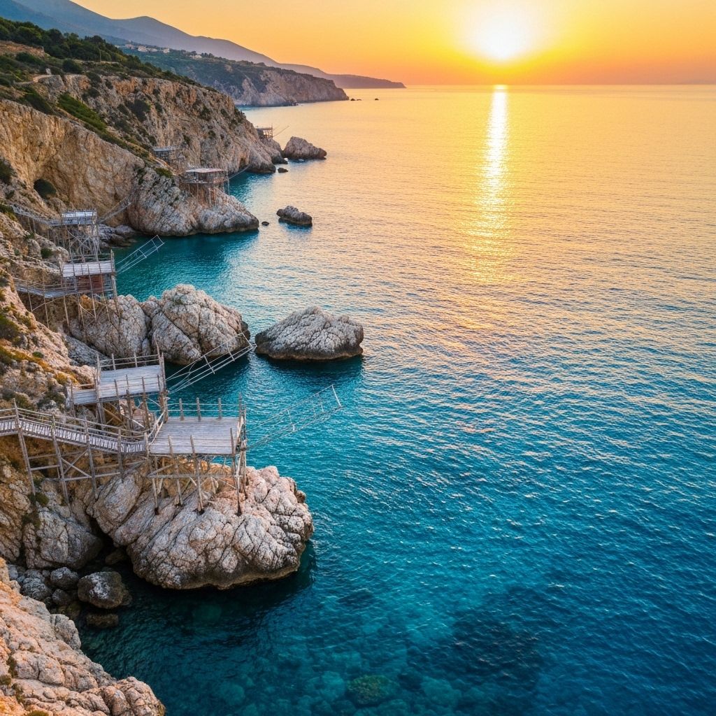 Costa dei Trabocchi - Stunning Adriatic coastline with traditional trabocco fishing platforms