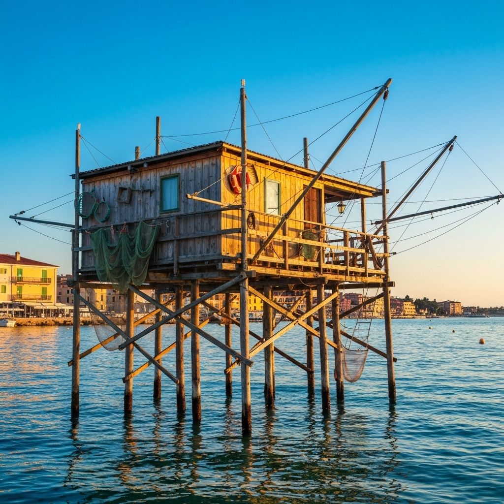 Traditionelle Trabocchi